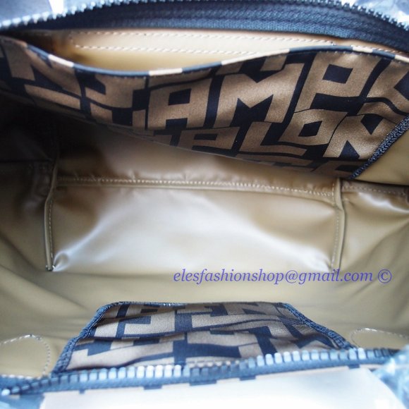 NWT LONGCHAMP Le Pliage LGP Small Crossbody Satchel Bag BLACK Khaki AUTHENTIC - Picture 14 of 14